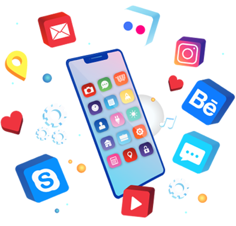 Digital card illustration